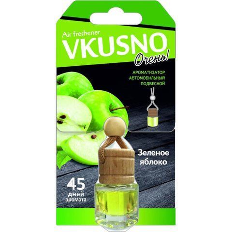 Ароматизатор Freshco Vkusno Зелёное яблоко" 50 г" фото