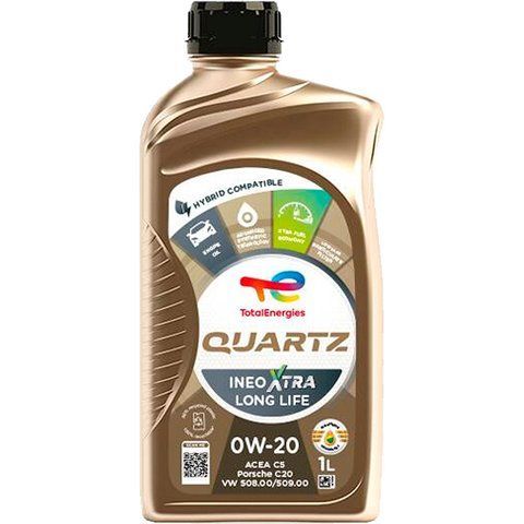 Total Quartz Ineo Xtra Long Life 0W-20, 1 л (226005) моторное масло фото