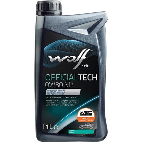 Wolf Officialtech SP 0W-30, 1 л (1049042) моторное масло фото