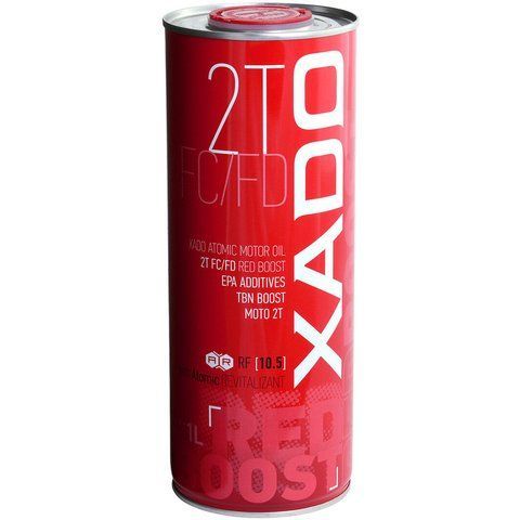 XADO Atomic Oil FC/FD Red Boost, 1 л (XA26199) моторна олива 2T фото