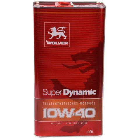 Wolver Super Dynamic 10W-40 5 л, моторна олива фото