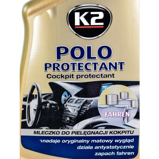 Поліроль для салону K2 Polo Protectant Fahren нова машина 770 мл K417M фото